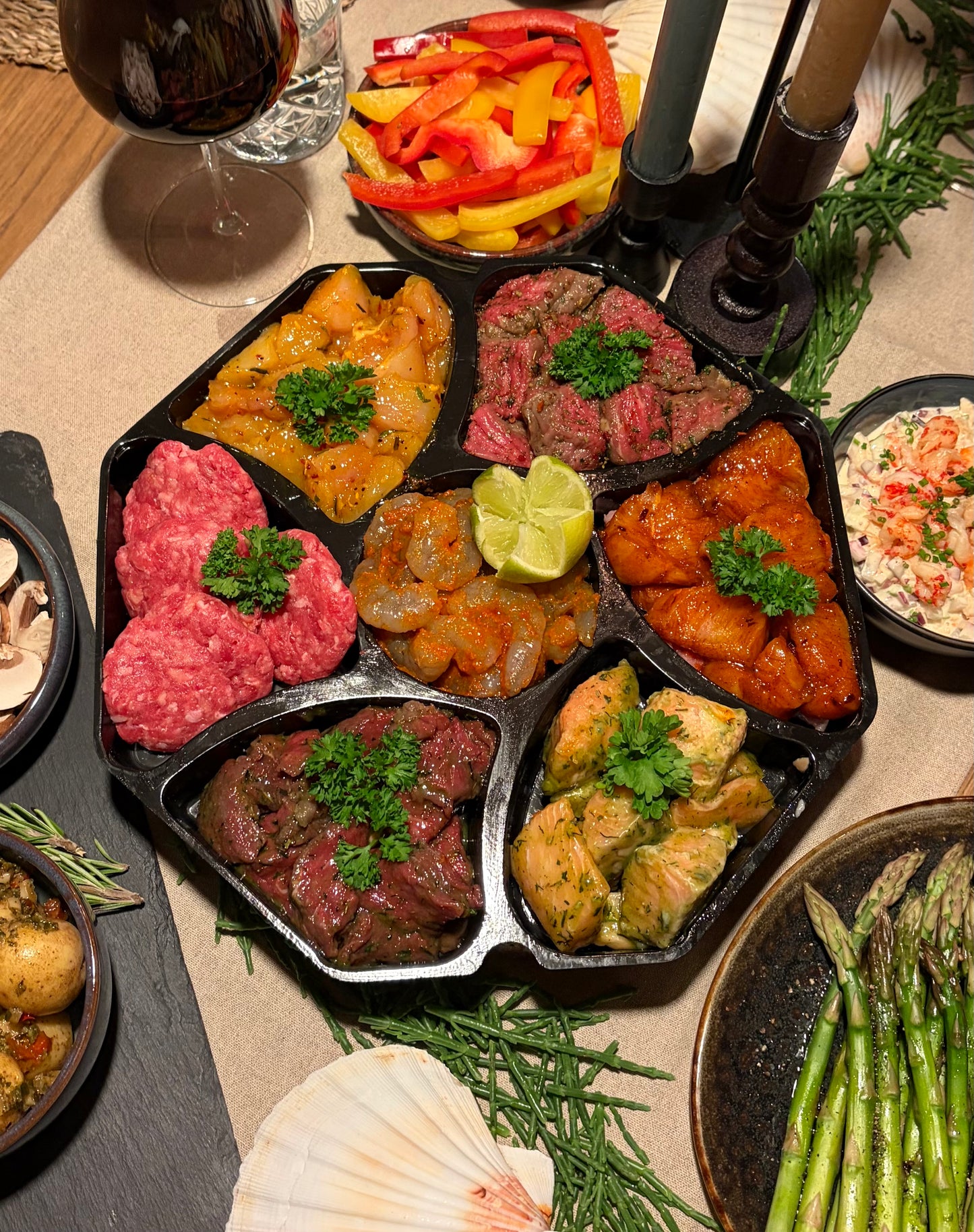 Gourmet schaal 4 personen